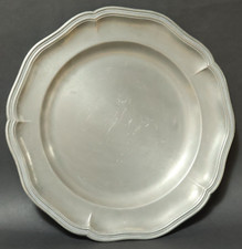 Alter Zinnteller alte Probe