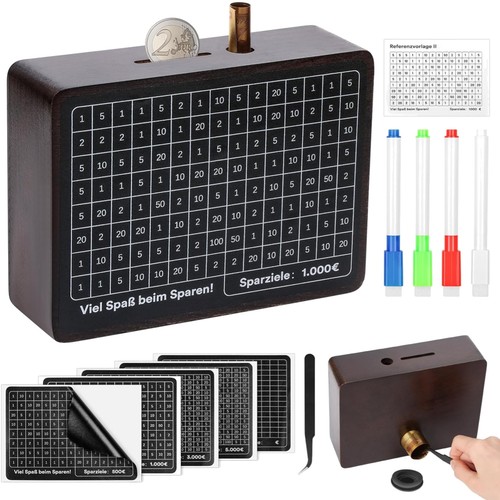 Spardose holz sparbox - sparbox, mit