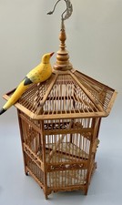 Antiker Vogelkäfig Holz