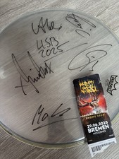 Heaven Shall Burn Schlagfell Signiert