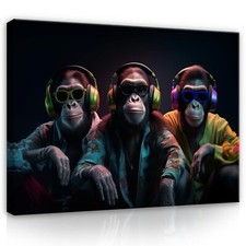 Leinwandbild Abstrakt Drei