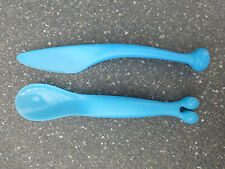 Besteck , nur Löffel und Messer, Camping, Outdoor, hellblau, von IKEA