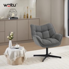 WOLTU Relaxsessel Fernsehsessel Loungesessel 360° drehbar Ohrensessel Wohnzimmer