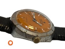 1972er Junghans  Olympic 17 JEW Vintage HAU Handaufz.Datum  läuft gut German