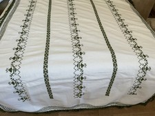 Antike Tischdecke Leinen