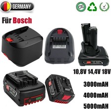 Für Bosch Ersatz Akku 14,4V 18V 10.8V 4Ah 5Ah 3Ah GBA PST PSR PSB BAT609 BAT618