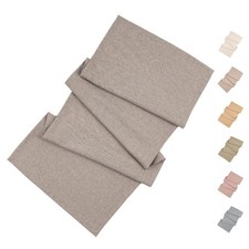 SANDER Reivo Tischläufer Läufer Tischband Tischdecke Unifarben Struktur