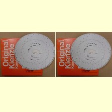 2x 100 Kienzle Tachoscheiben Diagrammscheibe Tacho Scheibe 125-24 EC 4K 125 km/h