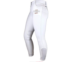 Esperado "Jinetes" Damen Reithose Stiefelreithose weiß Gr.: 72 (36L) Knieb. Grip