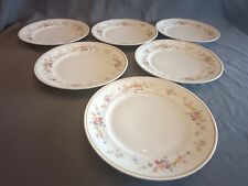 6x Kuchenteller Dessertteller Frühstücksteller Blumen Kalk Eisenberg DDR