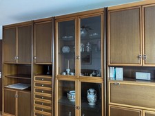 Schrankwand nussbaum