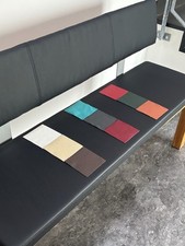 60-200x5 cm Bankauflage Polsterauflage Polster für Bänke echt Leder Antirutsch