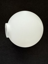 Lampenschirm Kugel Ersatzglas Lampenglas Weiß matt Hö 100mm Ø100mm Fassung 30mm