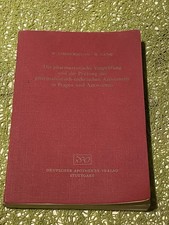 Taschen-Buch -  Vorprüfung/Prüfung - pharmazeutisch-technischer Assistent-1971