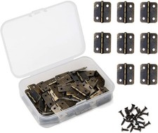 50 Stück Mini Klapp Scharniere Klein Klappscharnier Antike Möbel Schrank S