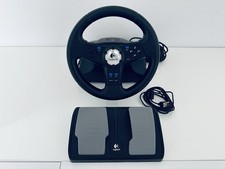 Logitech Lenkrad mit Pedalen PS2 Playstation 2 Rally Vibration Feedback Wheel