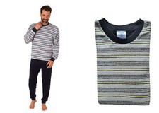 Herren Frottee Pyjama mit