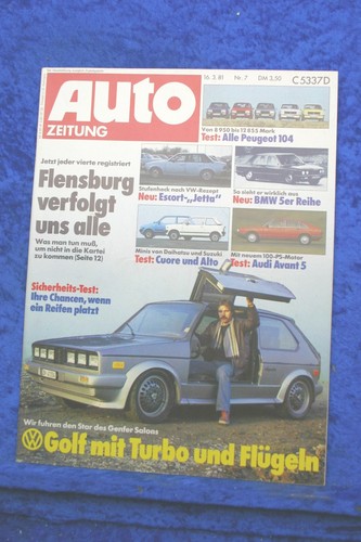 Auto zeitung audi - zeitung, 7/81