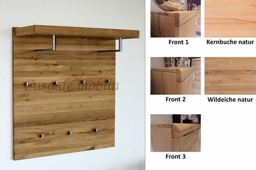 Massivholz wandgarderobe - massivholz,