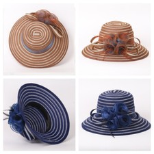 Damen Kentucky Kirche Sonnenhut Faszinierend Hochzeit Braut Blumen Derby Hut