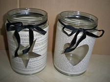  Windlicht-Set Glas 2 teilig