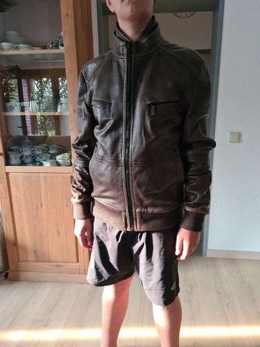 Herren leder jacke braun - leder-jacke,