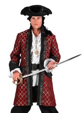 Herren Piratenmantel mit