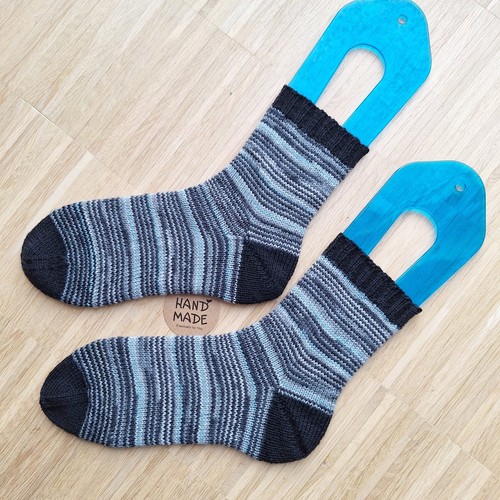 Wollsocken handgestrickt gr - wollsocken,