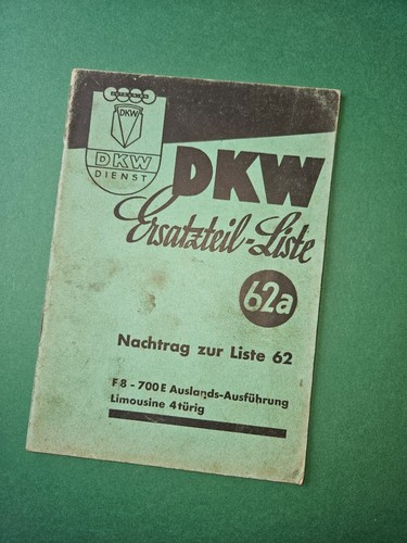Dkw ersatzteile liste a - dkw, 62