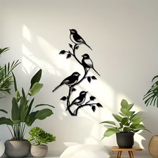 Vintage Metall Vogel Wanddeko