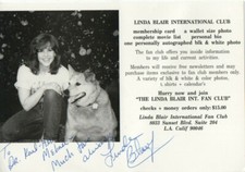 Autogramm - Linda Blair
