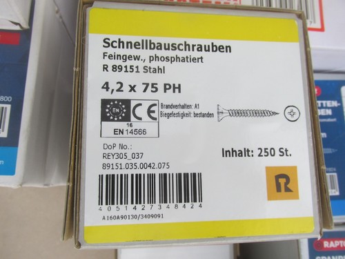 Rigipsschrauben paket 2x75mm - paket, 4,2x75mm