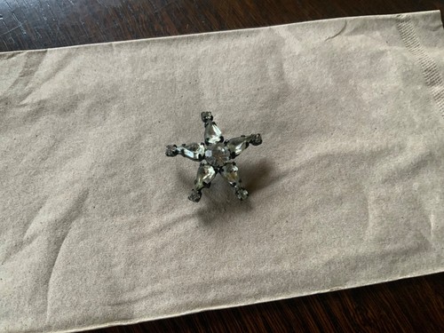 Alte vintage strass brosche - alte,
