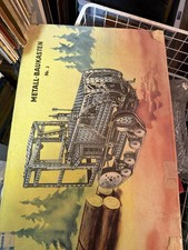 DDR Burgstädter Metallbaukasten NR.3 Baukasten Vintage Spielzeug Retro ALT bauen