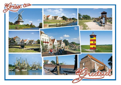 Greetsiel postkarten - greetsiel,
