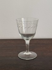 SF VLG / OLG Walter Dexel 1 x Weinglas JENA mit Schliff Rautenglas Wagenfeld