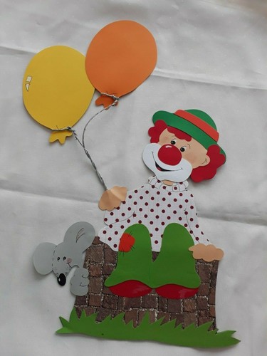 Fensterbild tonkarton clown - fensterbild, xl