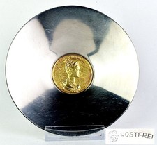 Münzen-Schale Stahl Bronze CARL AUBÖCK AUSTRIA um 1960 R1458