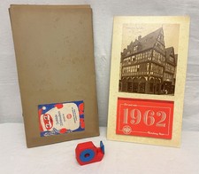 Binding Bier Kalender von 1962  Brauerei Bier  Werbung