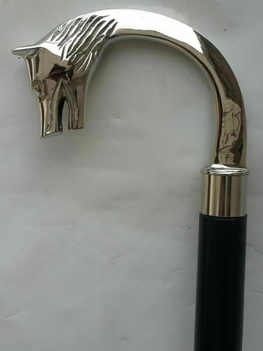 Gehstock viktorianisch silber - gehstock,