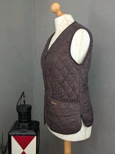 Barbour Betty Interaktive Liner Weste Steppweste Braun 38