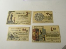 Notgeld 4 Scheine - Rietberg