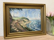 altes Ölgemälde Ostsee / Cup Arcona Rügen  / Ölbild