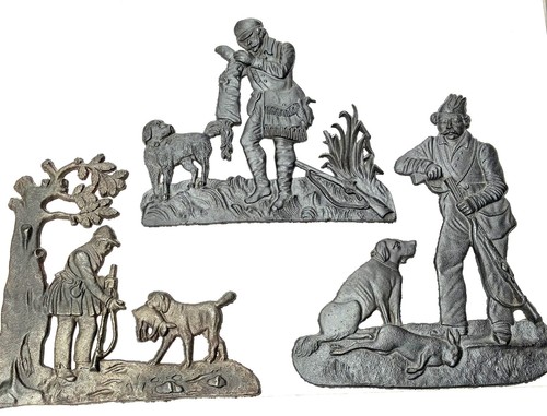 Jagdmotive wandreliefs in - ,