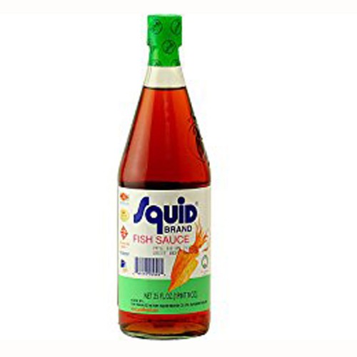 Squid fischsauce fish sauce - squid,