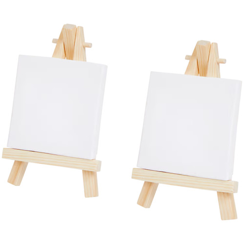 Mini staffelei mit leinwand - mini,