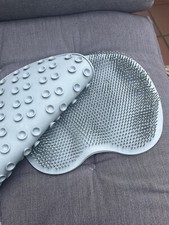 Badematte Duschmatte Massagepad Fußreiniger Rückenbürste rutschfest Peeling 2X