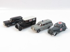 1:87 Feuerwehr Konvolut Leichenwagen rote Kreuz Militär 4 Stück W38-17