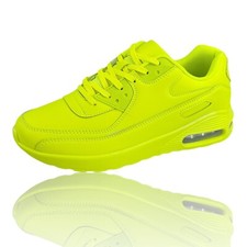 Neon Gelbe Damen Herren Sneaker Sportschuhe Turnschuhe Freizeitschuhe 73839