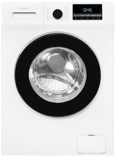 Exquisit WA8014-340A Frontlader Waschmaschine, 1400 U/min, Startzeitvorwahl, Kur